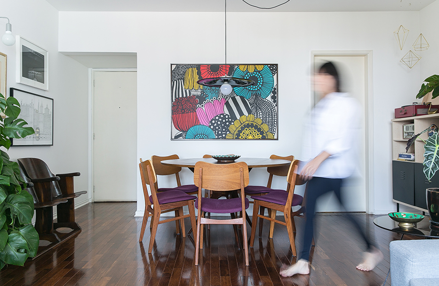 Apartamento alugado que virou lar