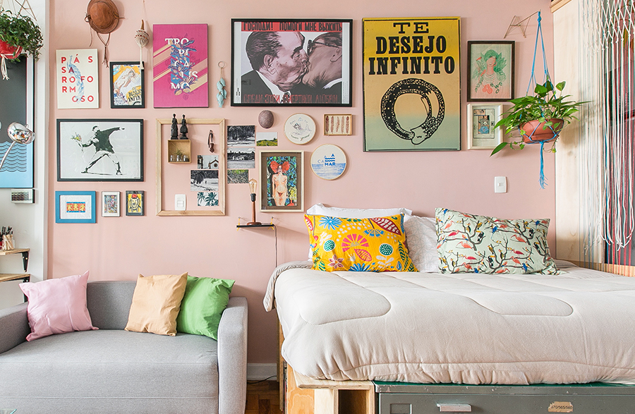 Decoração com personalidade em 45m²