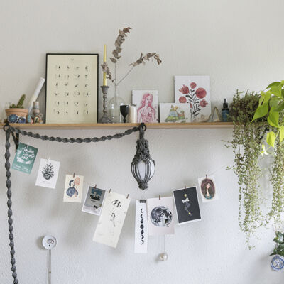 Decoração que celebra o fazer manual