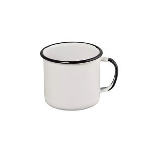 Caneca Esmaltada Branca