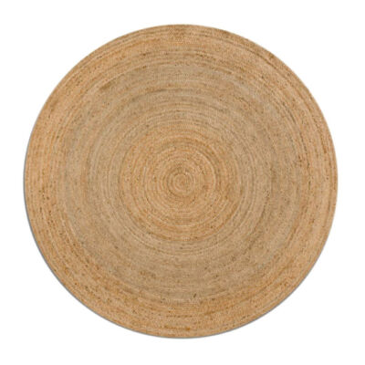 Tapete redondo em juta