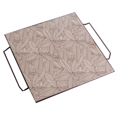 bandeja folhagens (40 x40 cm)