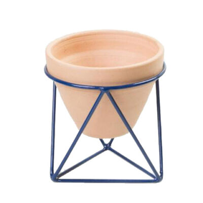 SUPORTE BHOOMI COM VASO EM CERÂMICA