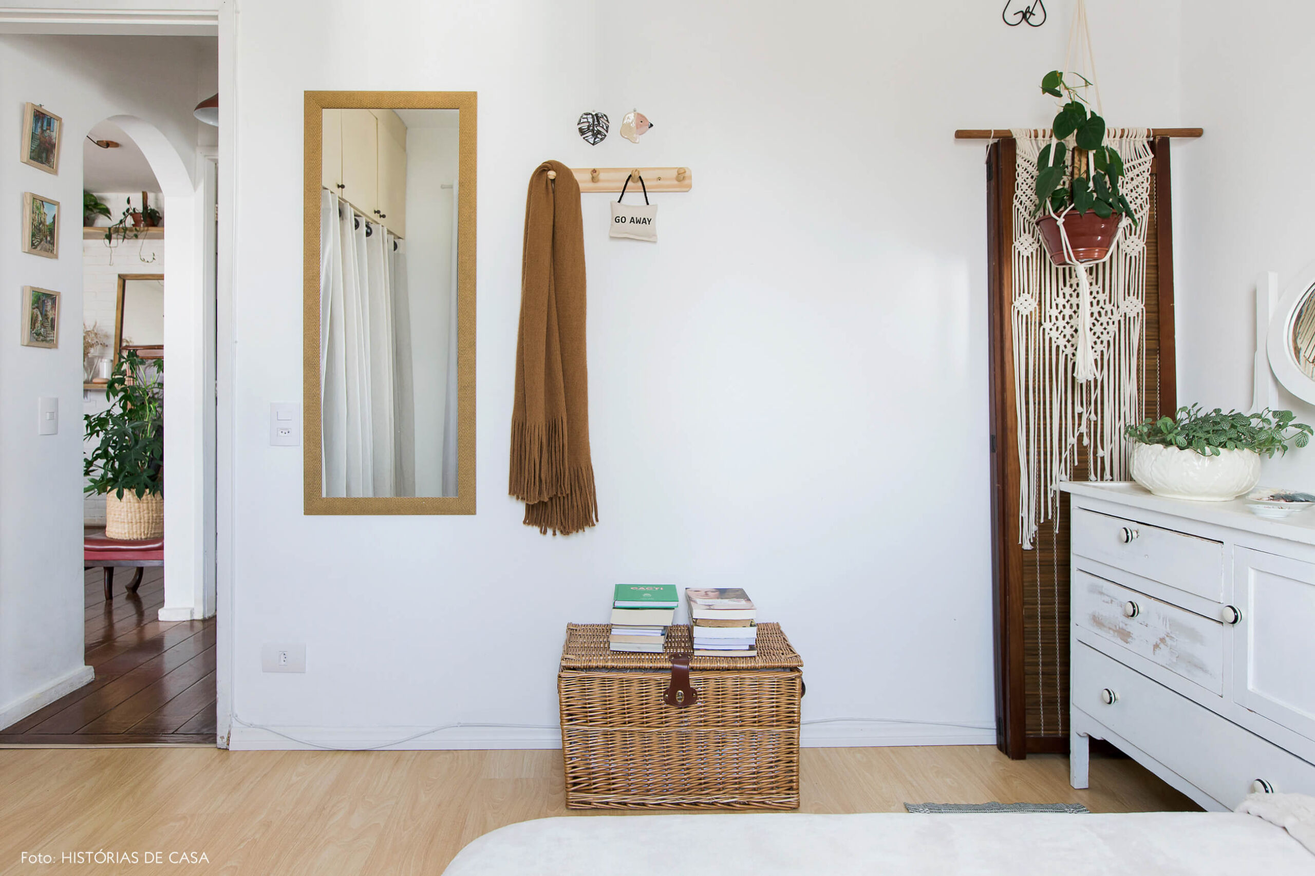 Quarto de casal em apartamento pequeno