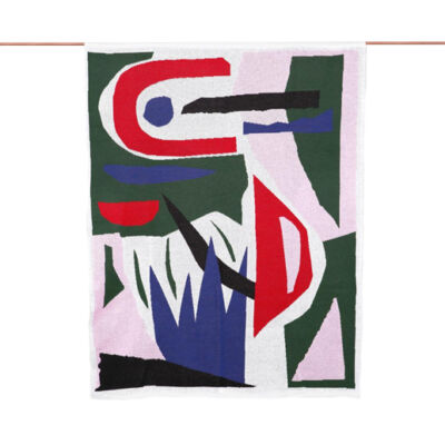 Manta Abstrata vermelha