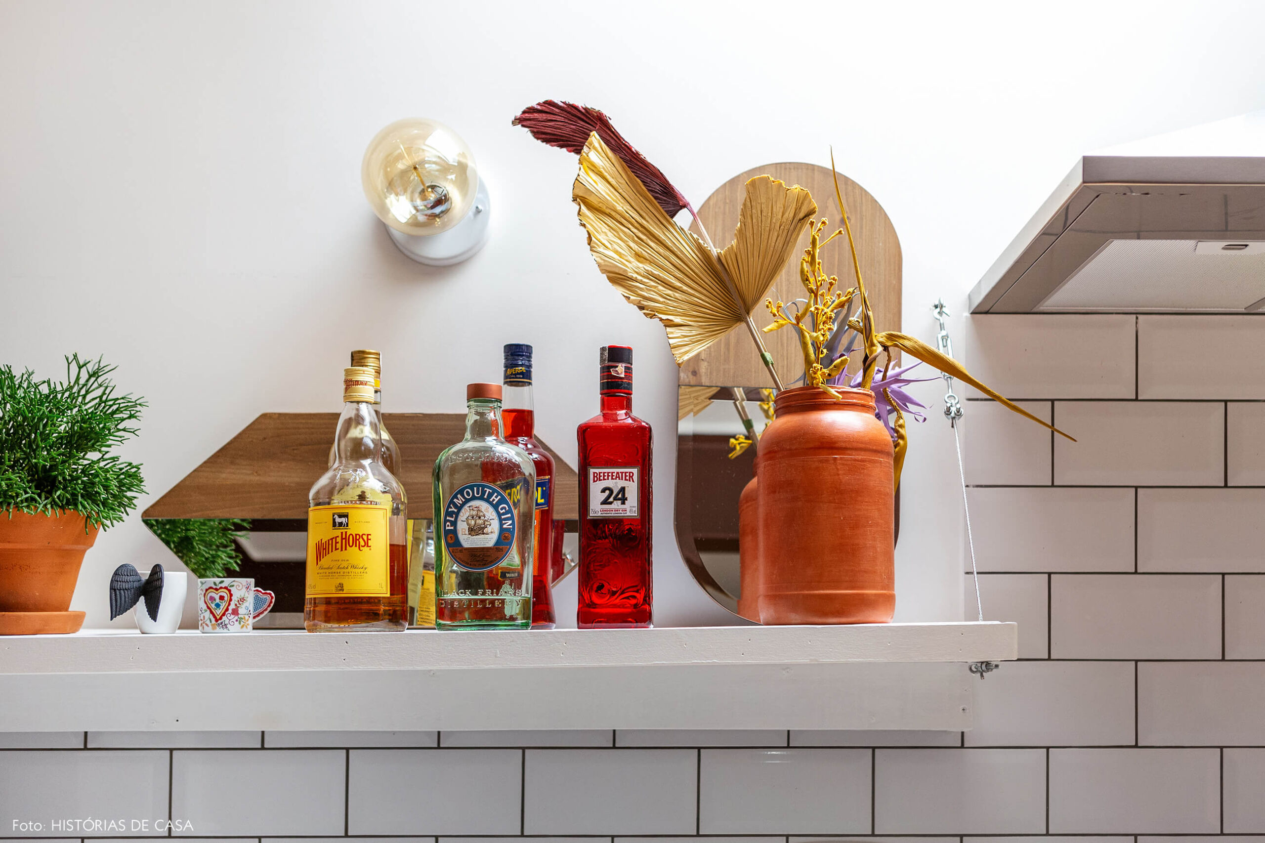 Cozinha com subway tiles