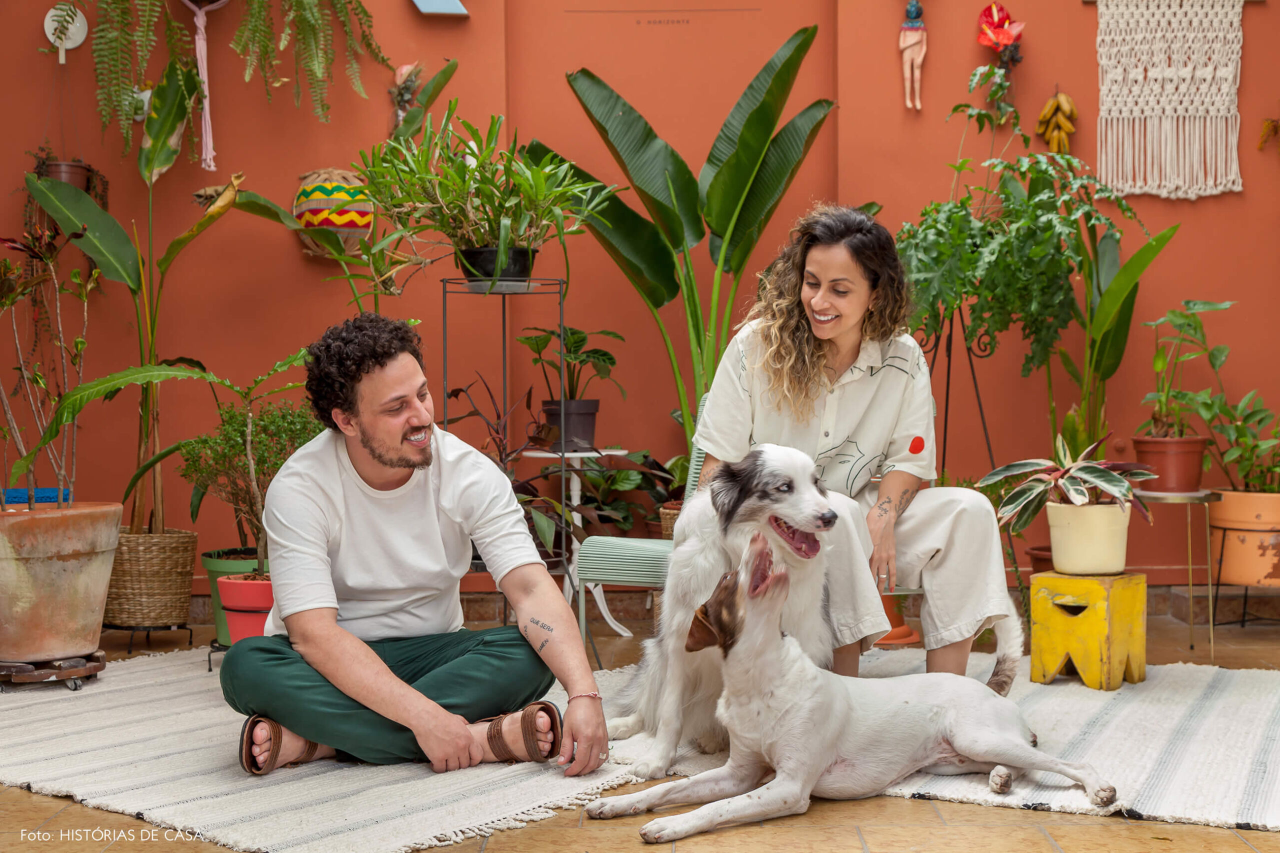 Casa colorida Dai e Jonas