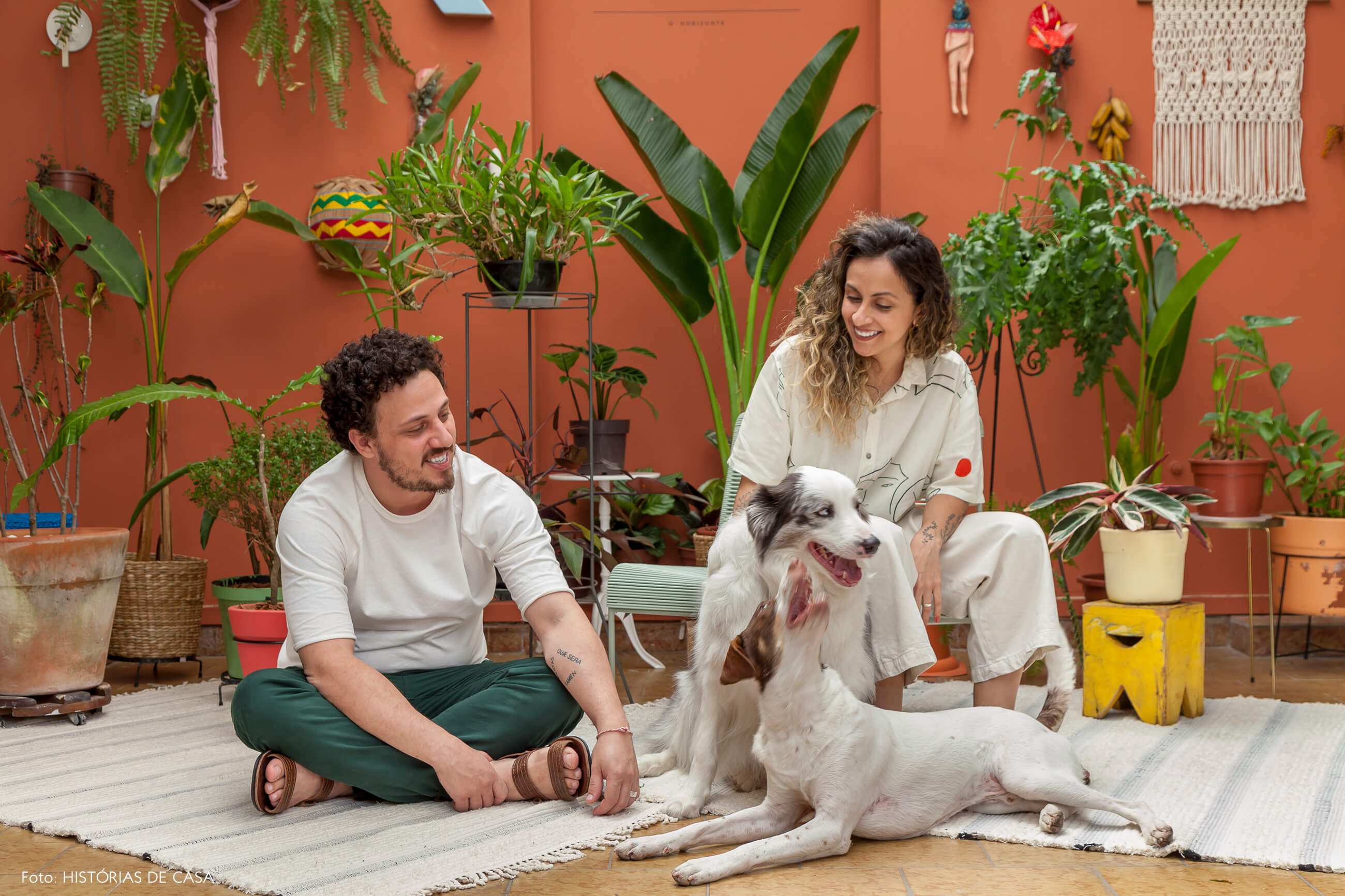 Casa colorida Dai e Jonas