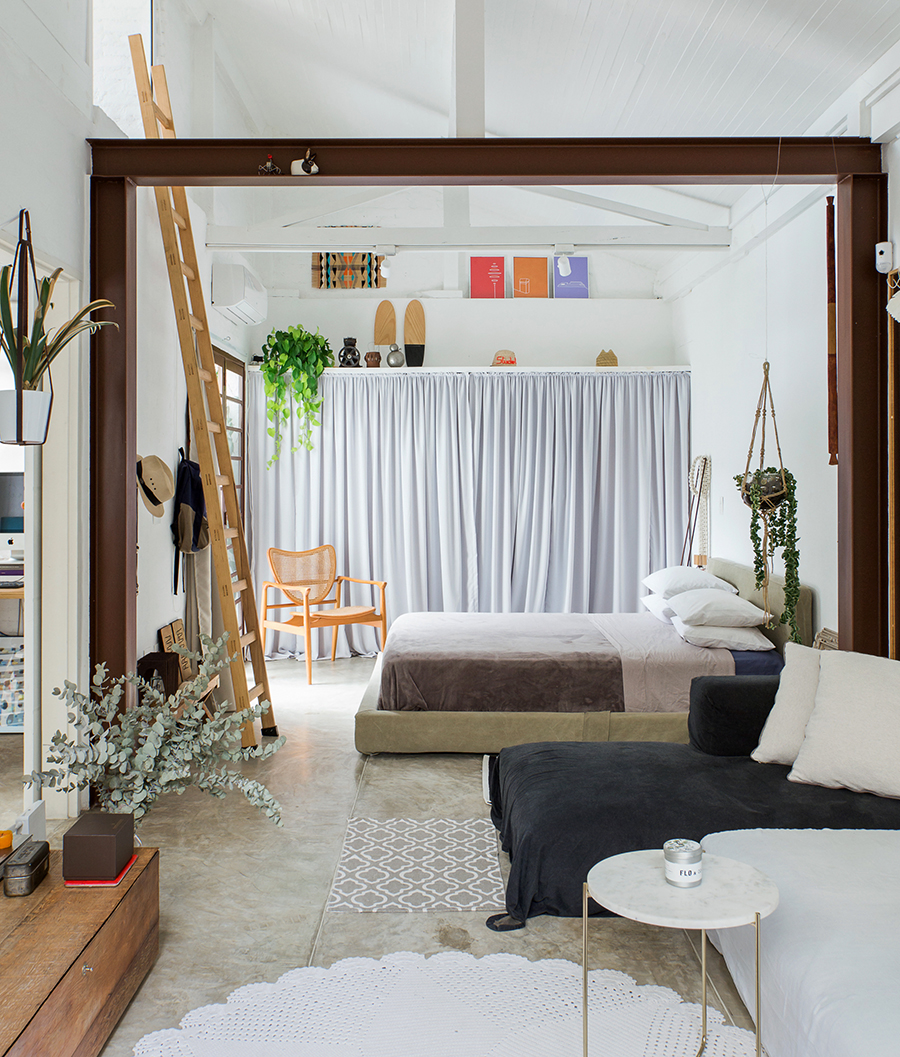 Casa estilo loft com espaços integrados