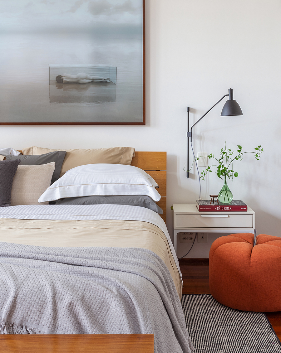 Quartos com roupa de cama linda, enxoval-cápsula Mundo do Enxoval
