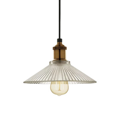 PENDENTE INDUSTRIAL EM VIDRO LEXUS