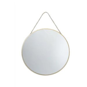 ESPELHO CIRCULAR DOURADO