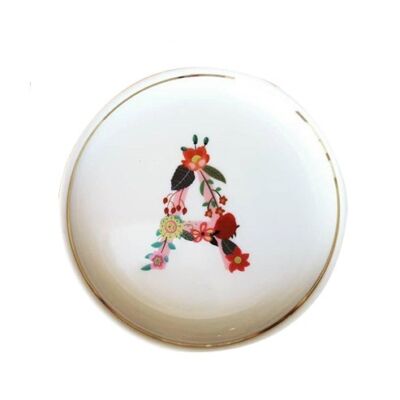 PRATO DECORATIVO FLORAL