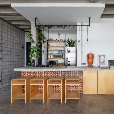 Apartamento pequeno no Copan, estilo industrial e reforma