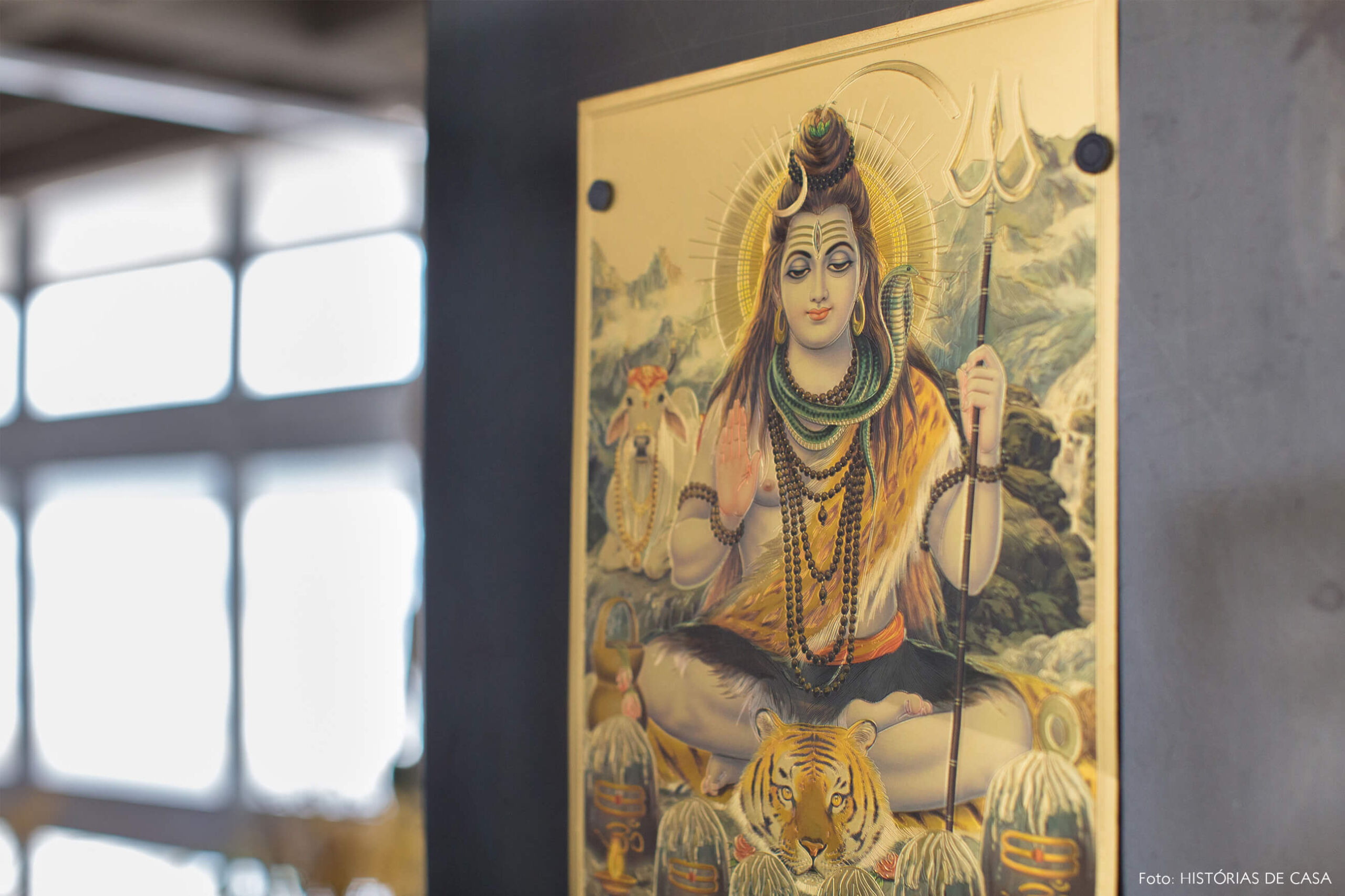 decoração copan ilustração indiana shiva