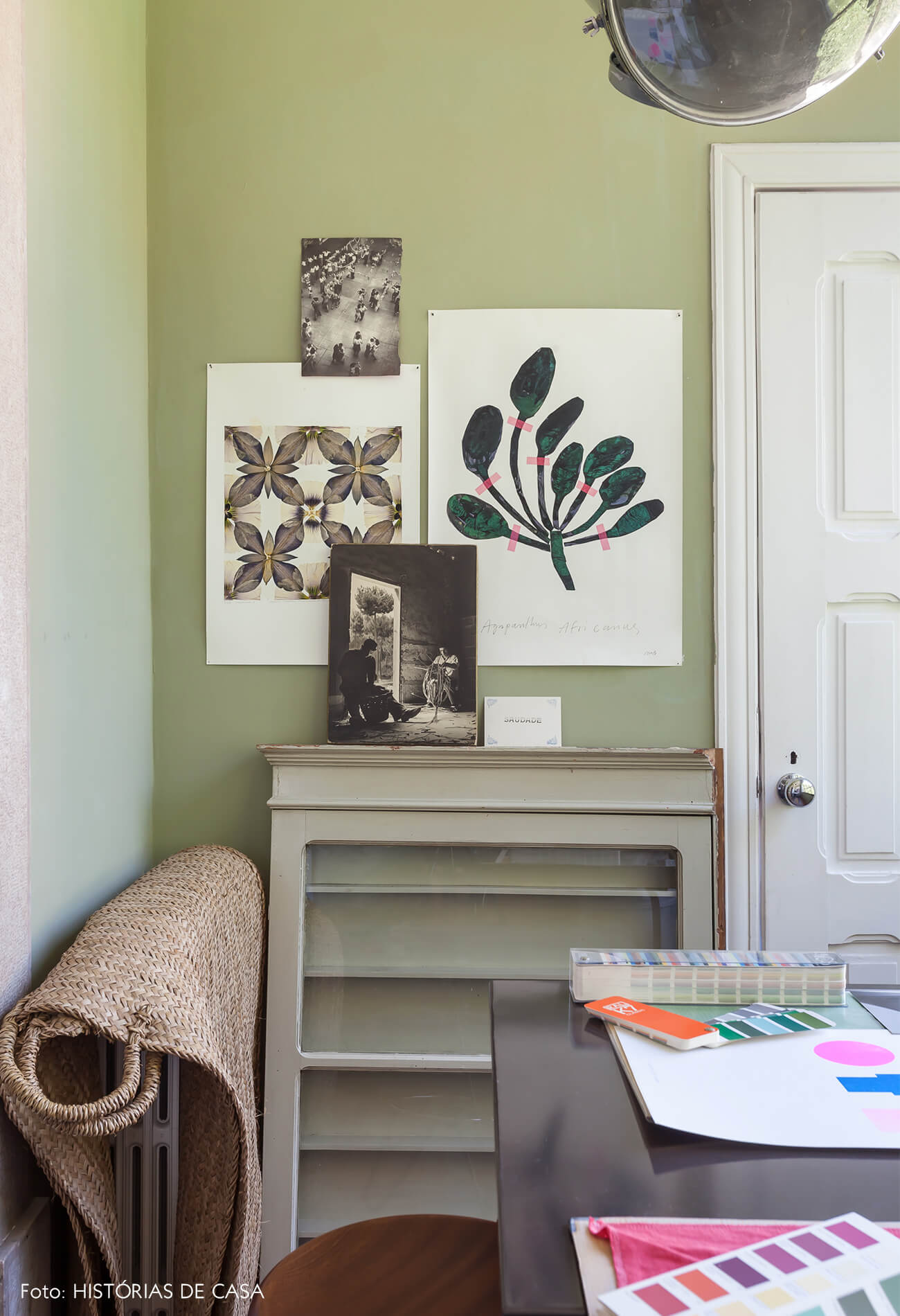 Ap decoração home office verde