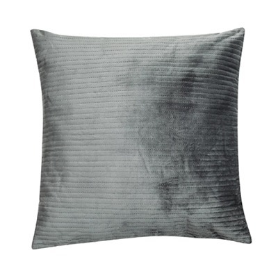 Almofada em Veludo grafite