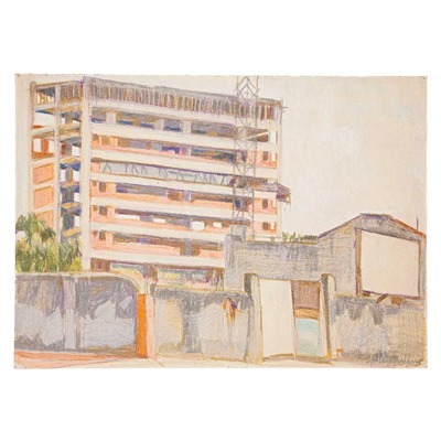 pintura de prédios
