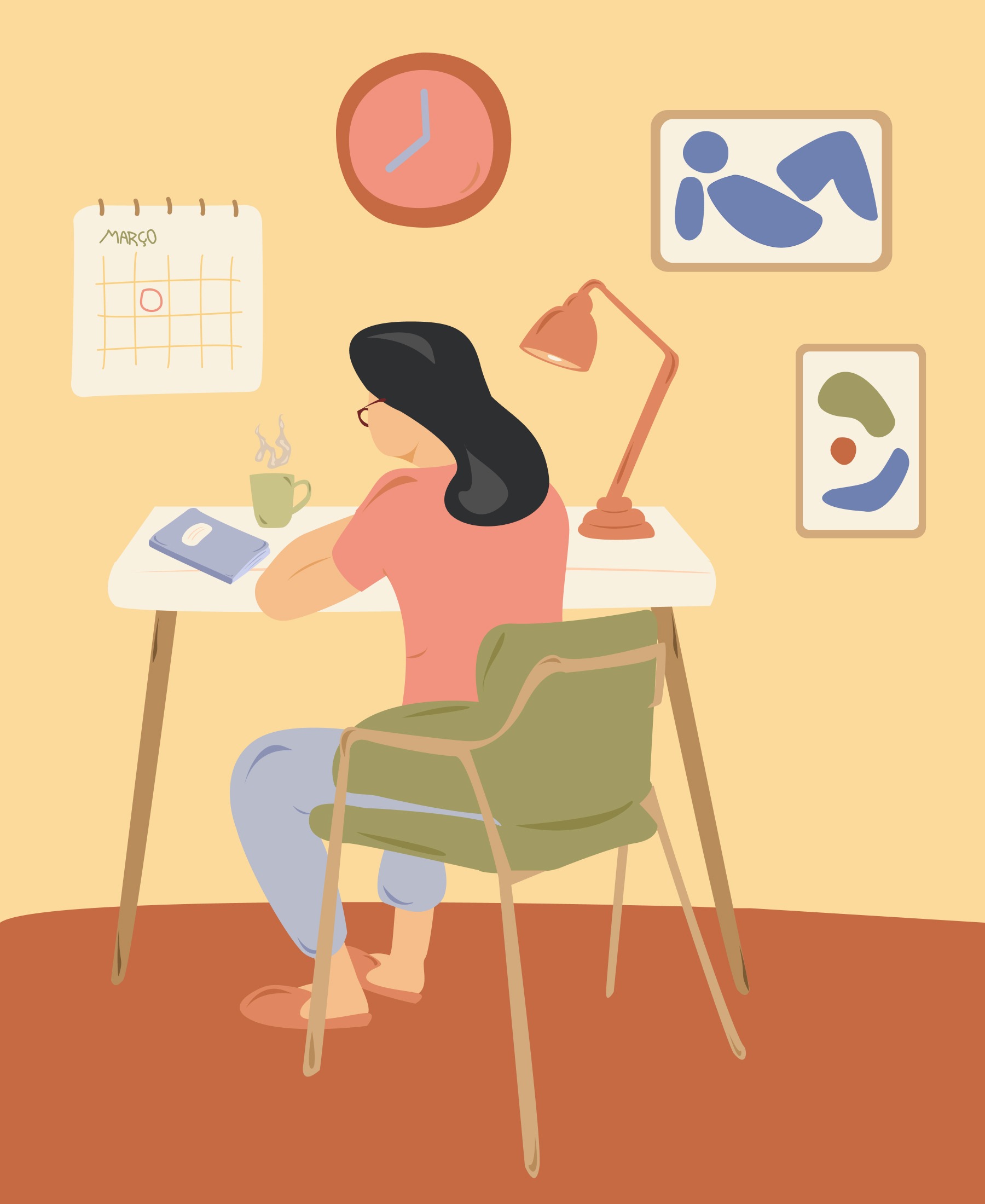 Fique em casa - Como trabalhar home office de um jeito leve e agradável