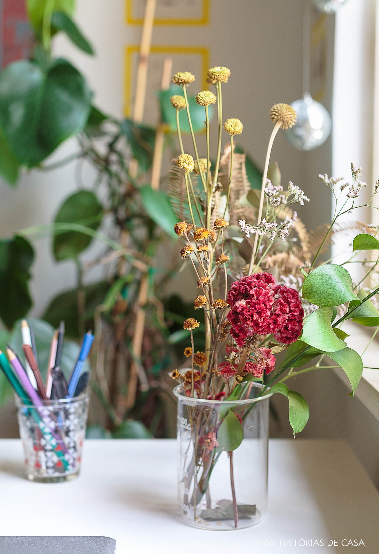 decoração detalhe arranjo flor