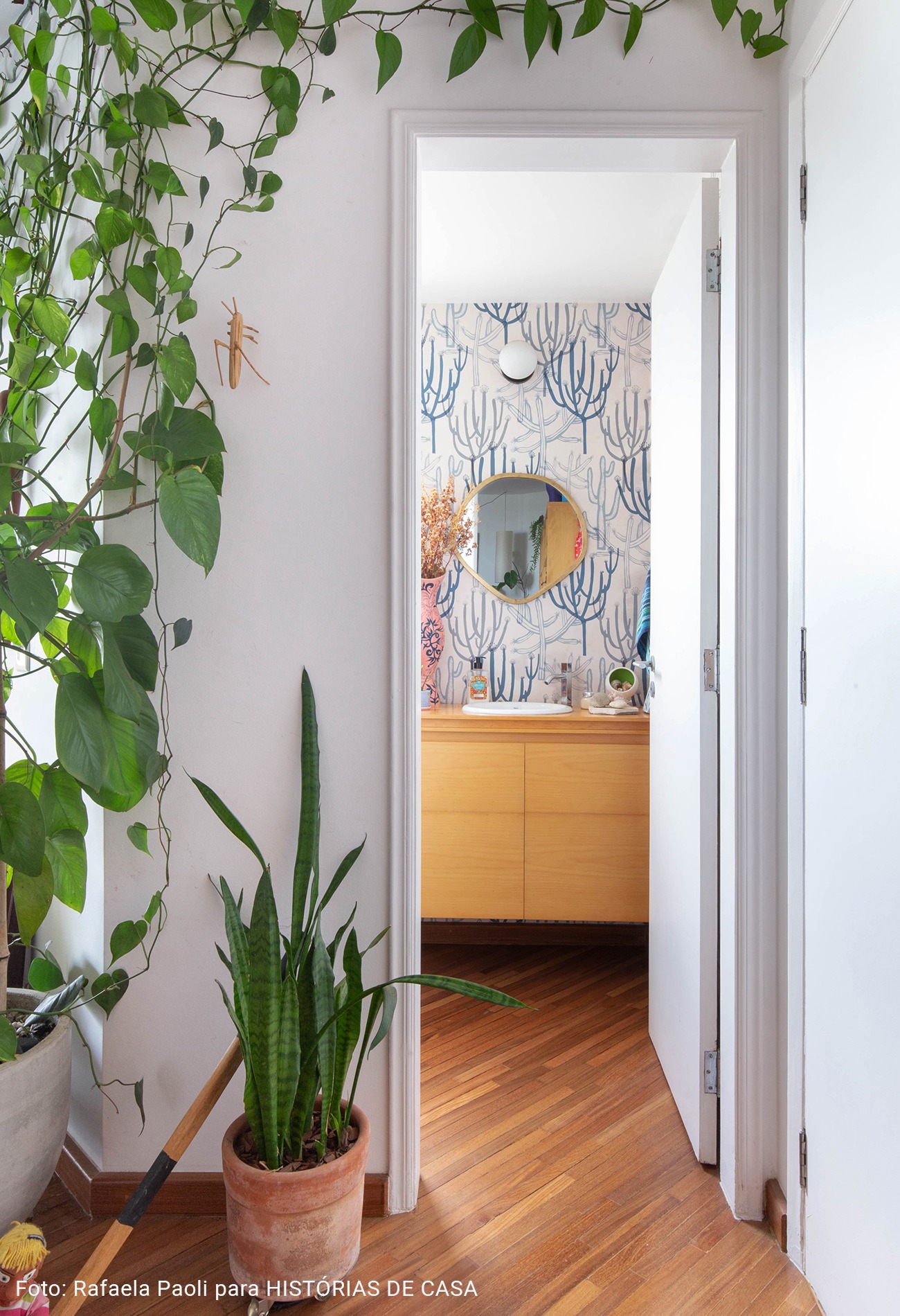 O apartamento colorido e vibrante da artista Joana Lira no Histórias de Casa