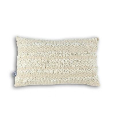 Almofada Tear Algodão Seda Primitiva Natural – 50X30