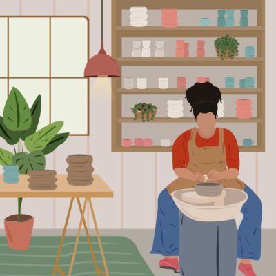 Cerâmica artesanal em casa, como começar com Olive Cerâmica