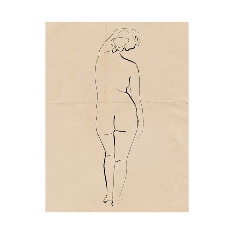 PENCIL ON PAPER NUDE 03