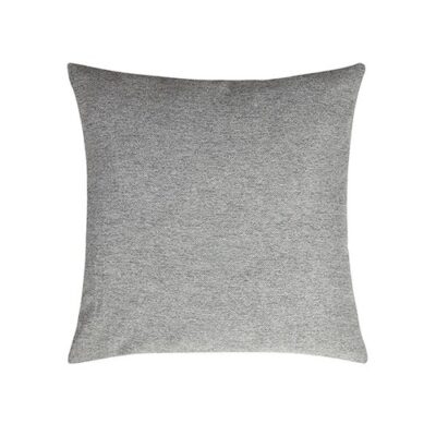 Almofada em poliéster cinza