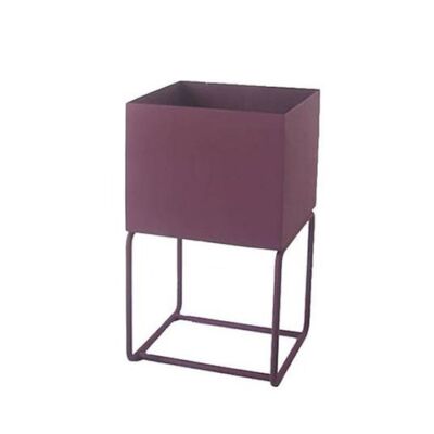 Cachepot de Chapa Vinho