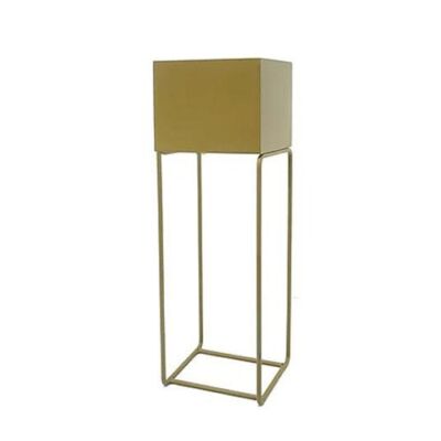 Cachepot de Chapa Ocre