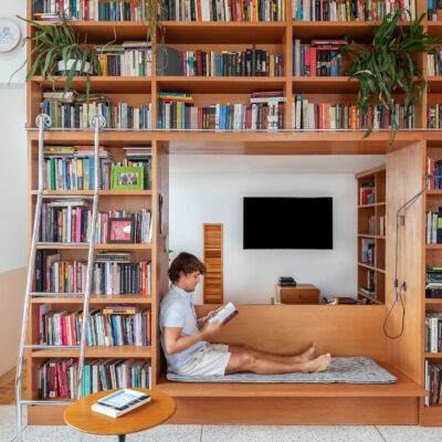 Marcenaria apartamento estante