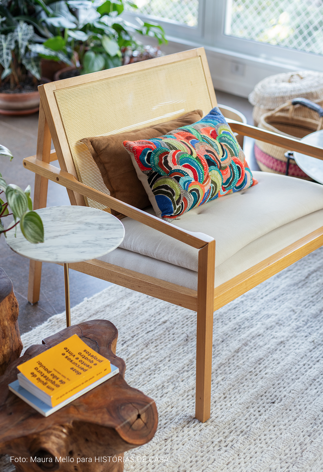 Poltrona de palhinha