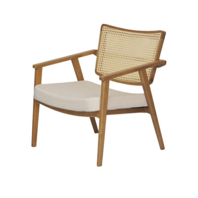 Poltrona de Madeira Marten - Bege