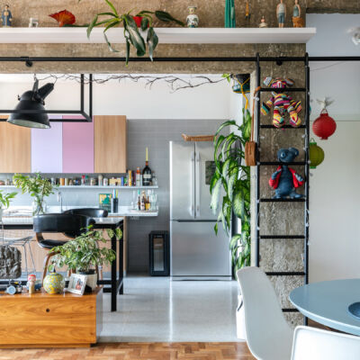 Apartamento colorido e feito para receber, Histórias de Casa