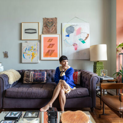 O apartamento colorido da maquiadora Vanessa Rozan