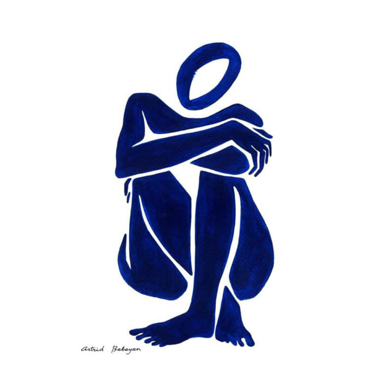 Blue Figure 1 - Astrid Babayan