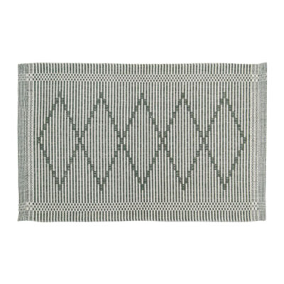 Tapete Trilho Artesao - Verde Musgo