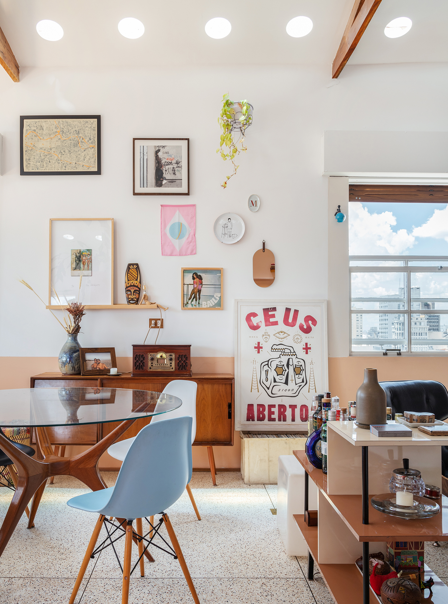 Casa Astral Sagitário, espaços abertos, janelas e muito horizonte