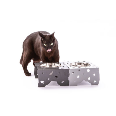 Comedouro Snooze Granilite Cinza Chumbo