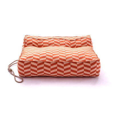 Cama Snooze Pufe Lazy Zig-Zag Coral
