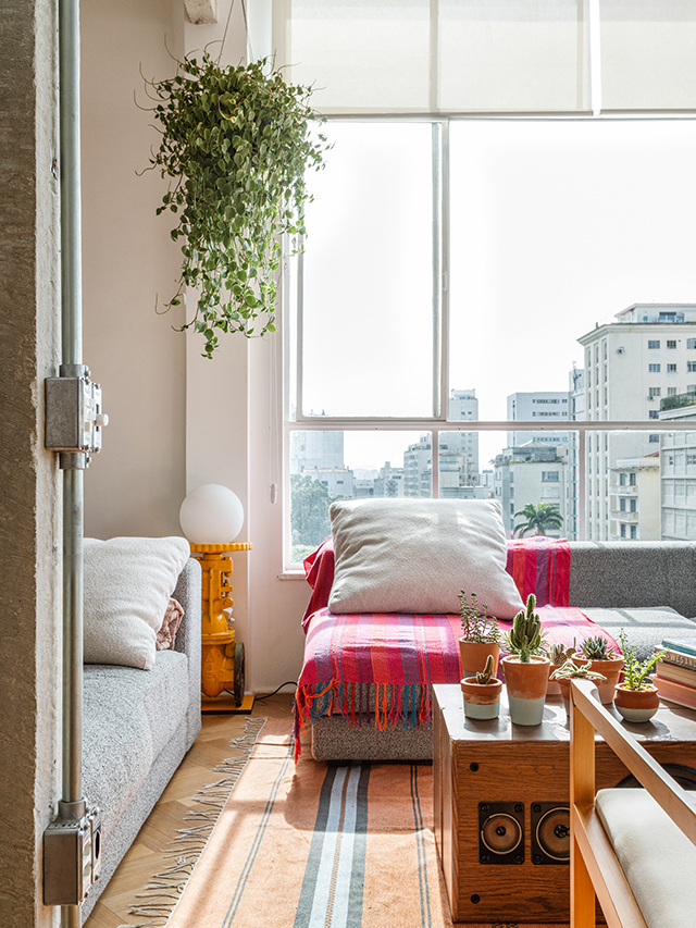 Apartamento minimalista e aconchegante