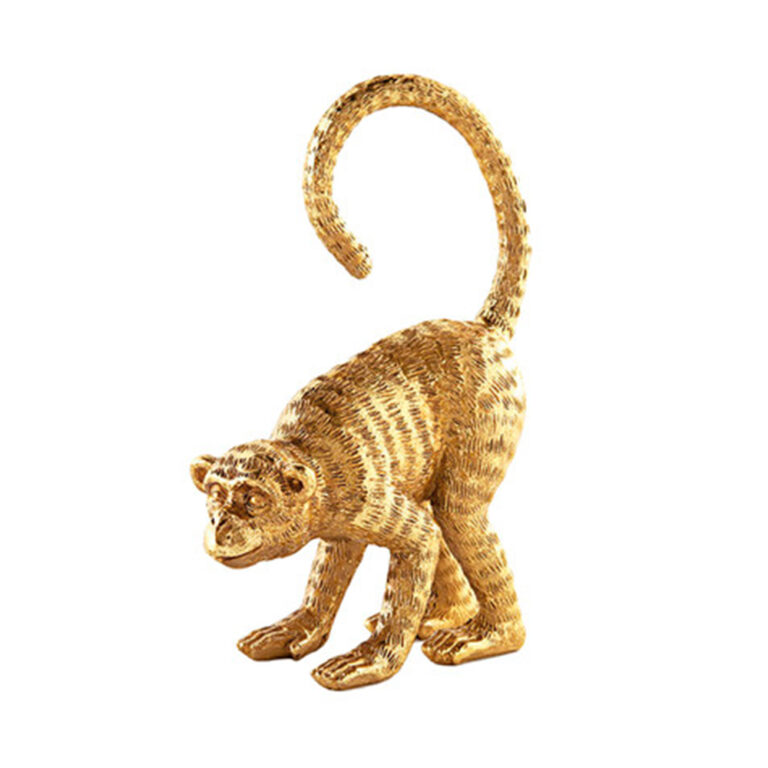 Escultura Macaco - Dourado