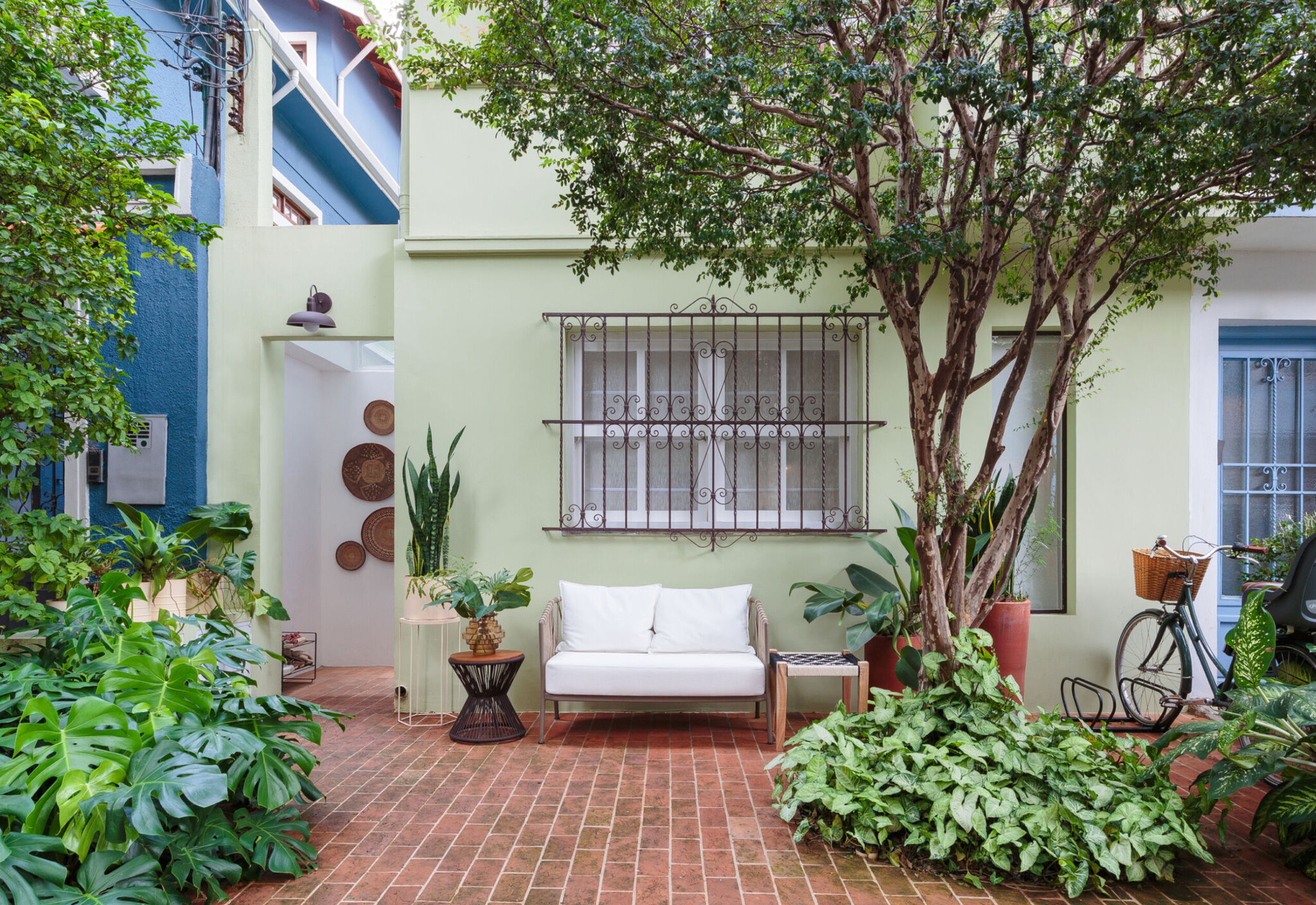 Casa de vila colorida no Histórias de Casa