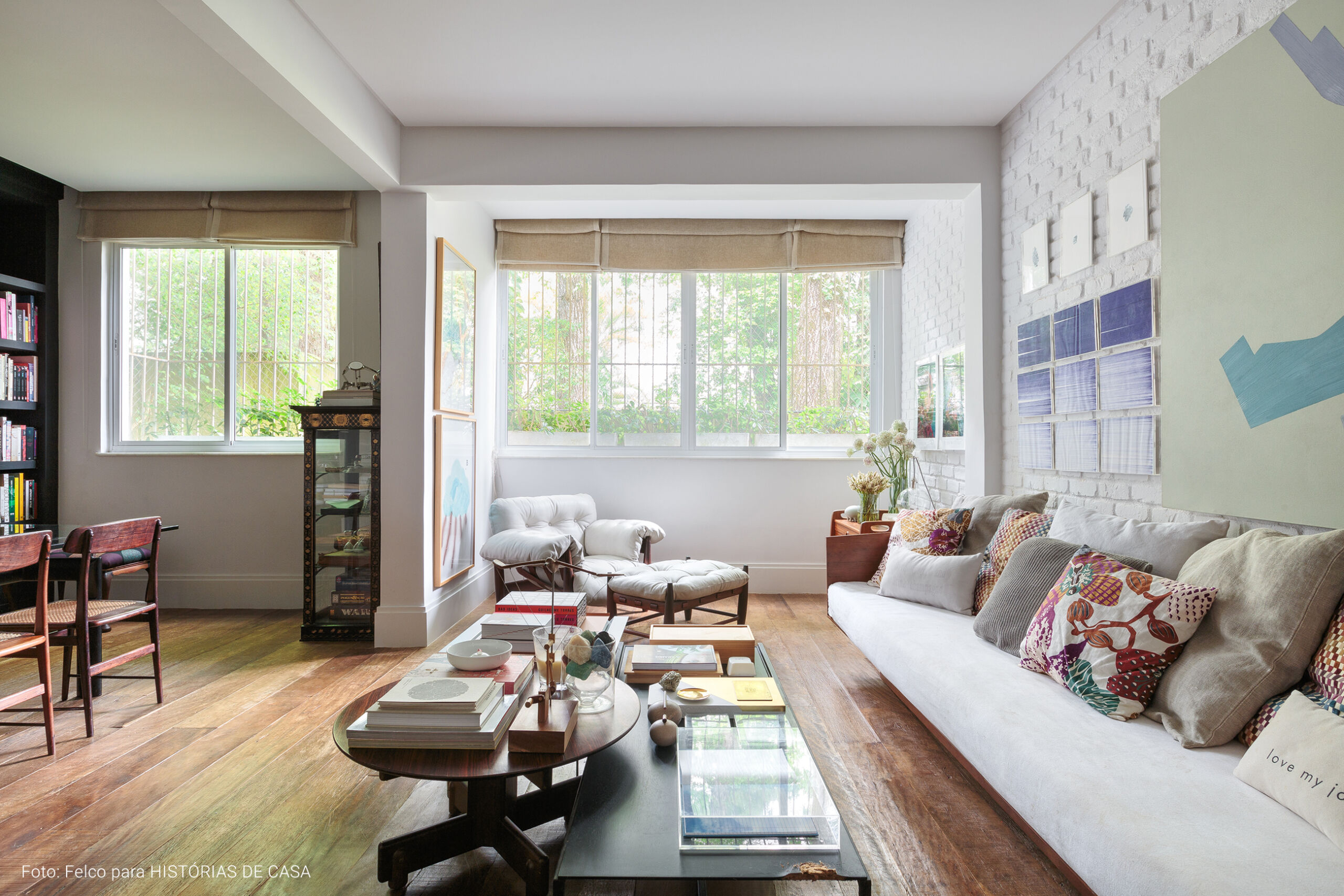 Apartamento com decoração clean e minimalista no Rio de Janeiro