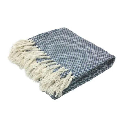 Manta Roma - Azul Marinho e Marfim