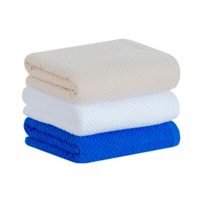 Jogo de Panos de Copa Quadri - Azul e Bege