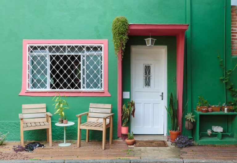 Casa de vila colorida no Histórias de Casa