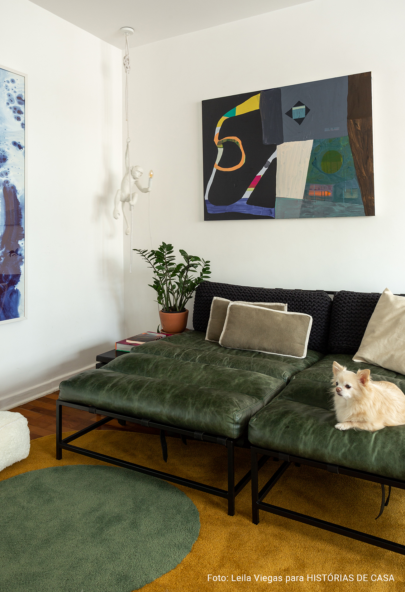 O apartamento colorido de Laura Miranda com a Raízs Orgânicos