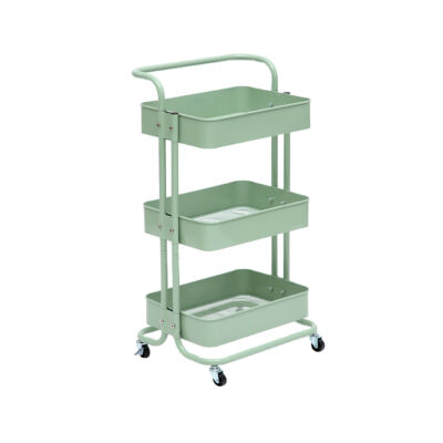 Carrinho Organizador Berlim - Celadon Matte